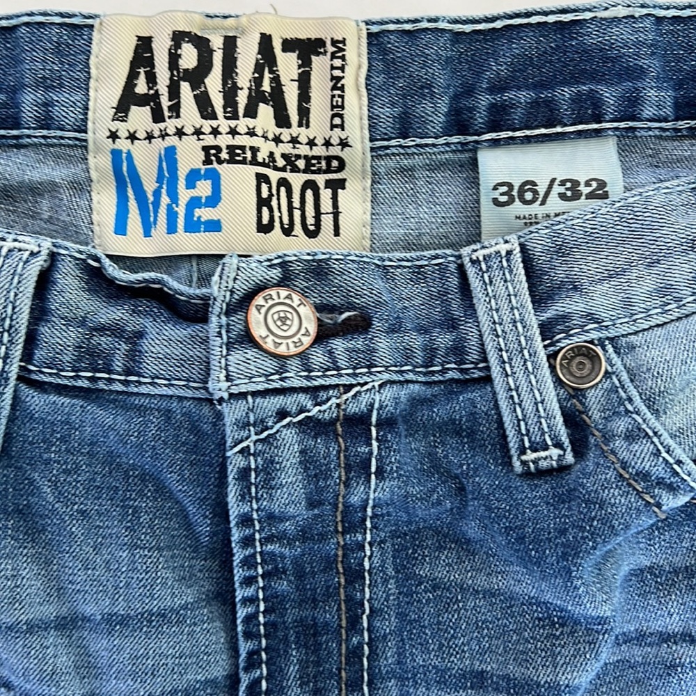 Mens Ariat M2 Relaxed Boot Cut Jeans